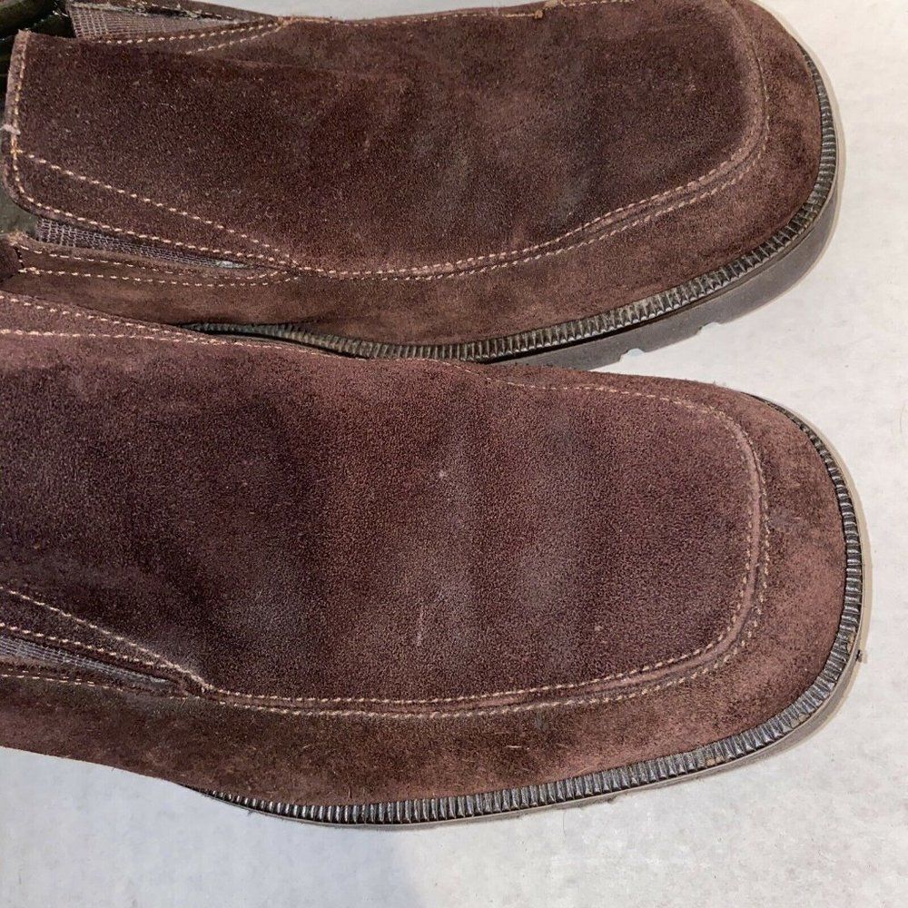 Donald J Pliner Brown Suede Mens Loafers 9.5M - Picture 2 of 6